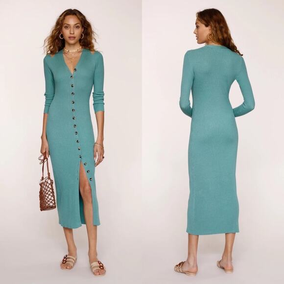 Heartloom Dresses & Skirts - NWT Heartloom Marija Ribbed Cutout Long Sleeve‎ Sweater Dress
